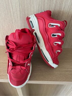 Osiris Red Skate Sneakers with Black Insole